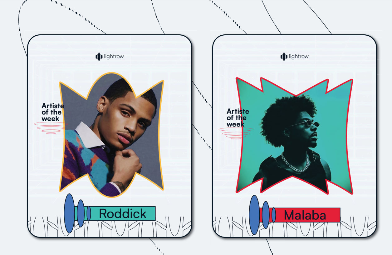 Artiste of the week cards