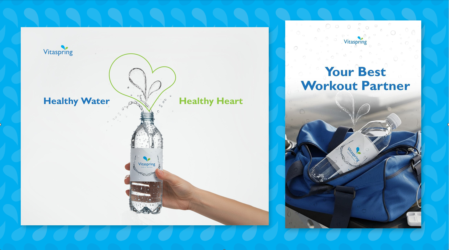 Vitaspring campaign banner